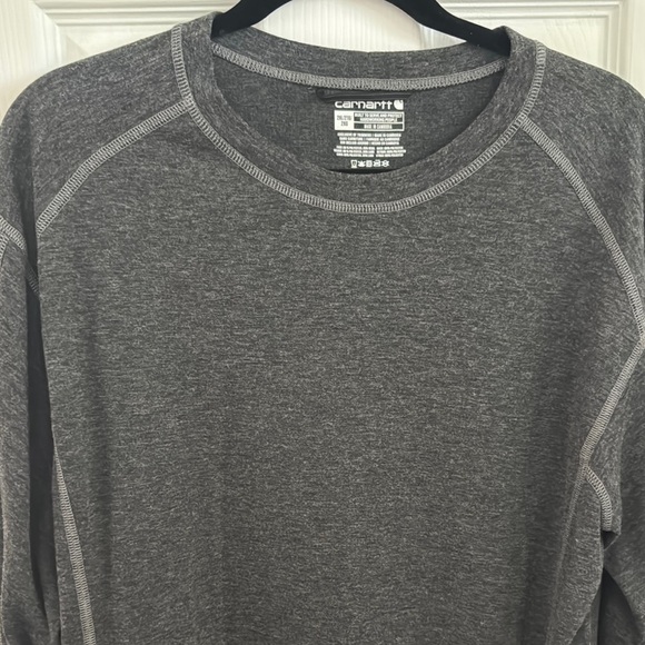 Carhartt Gray Long Sleeve Tee Shirt - Picture 2 of 5